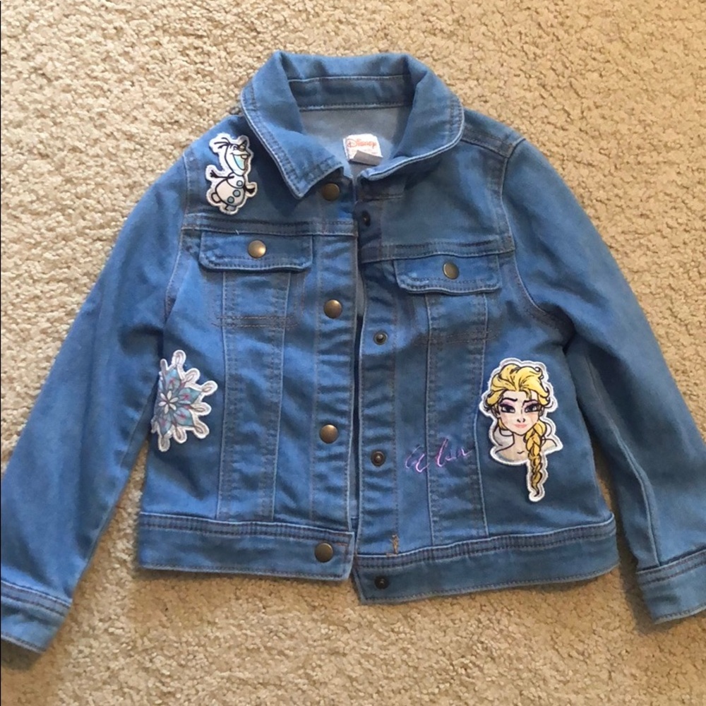 Disney frozen Jean jacket size 4T